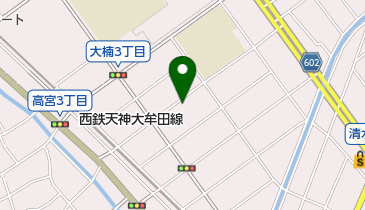 明治牛乳 高宮販売所の地図画像