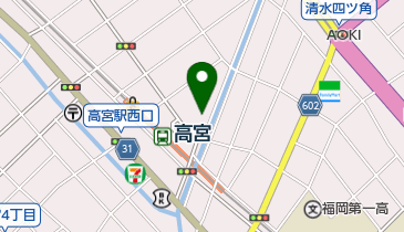 イムマヌエル福岡キリスト教会の地図画像