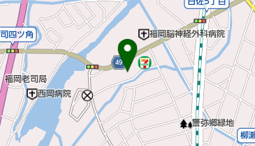 救世主教福岡教会の地図画像