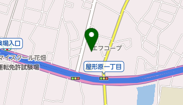 きょくとうペリカン倶楽部エフコープ花畑店の地図画像