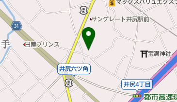 はとや化粧品店の地図画像