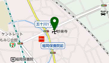 妙楽寺(浄土真宗)の地図画像