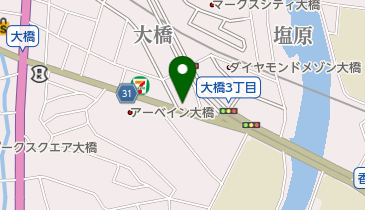 ピーキューブ株式会社の地図画像