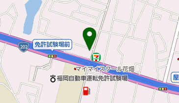 福一ラーメン本店の地図画像