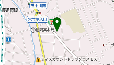 福岡電設工業株式会社の地図画像