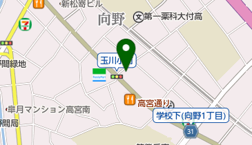 砂輝動物病院の地図画像