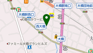 山中動物病院の地図画像