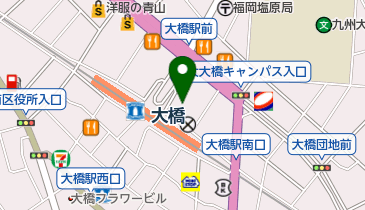 TAYA 大橋店の地図画像