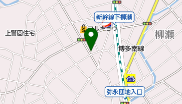 ビューティーサロンローズの地図画像