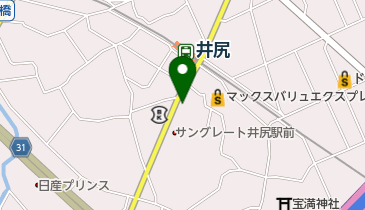 美容室Hanaの地図画像