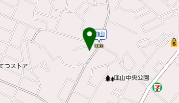 美容室fujiiの地図画像