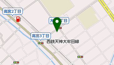 美容室ミントの地図画像