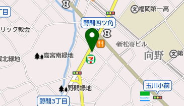 メガネの落合 野間店の地図画像