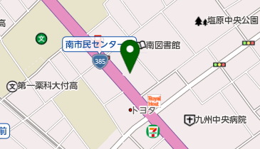 おだ調剤薬局の地図画像