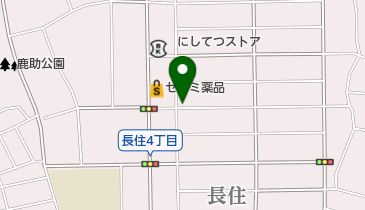 三木屋 長住本店の地図画像