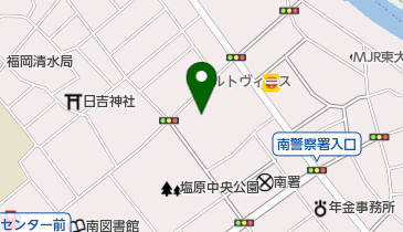 日本電気計器検定所九州支社の地図画像