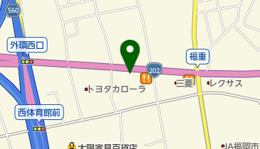 西部ガスリビングメイト 株式会社ビー・エイド中西 福重店の地図画像