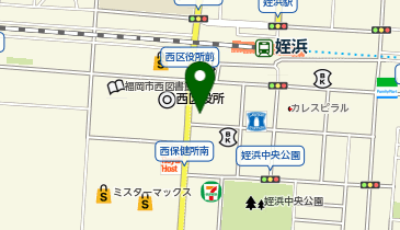 イーオン姪浜校の地図画像