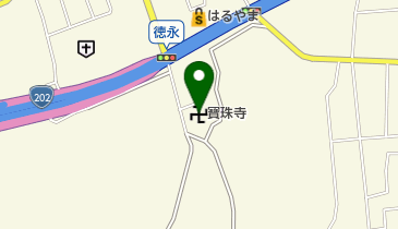 寶珠寺の地図画像