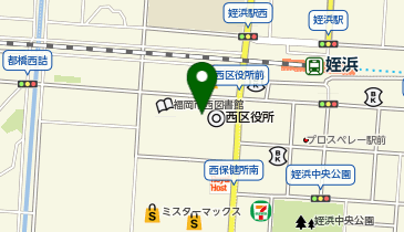 福岡市立 体育館 西体育館の地図画像
