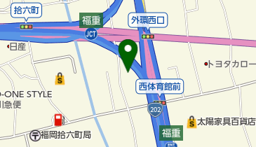 株式会社角商店西営業所の地図画像