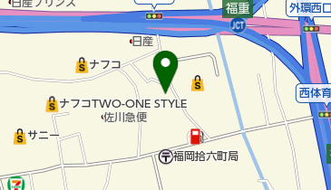 岩田屋 福重サロンの地図画像