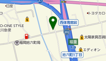 大井産業株式会社 西福岡営業所の地図画像