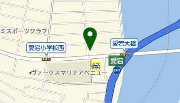 オークどうぶつ病院の地図画像