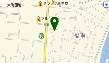 美容室エルフの地図画像
