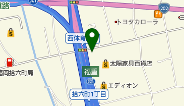 九州鴻池グループ こうのいけ・理容 福重店の地図画像