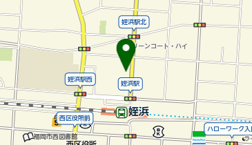 ヘアーサロンエイムスの地図画像