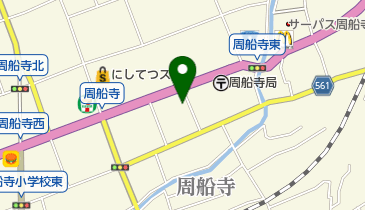 ヘアーサロンヤマサキの地図画像