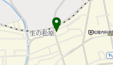 理容青山の地図画像