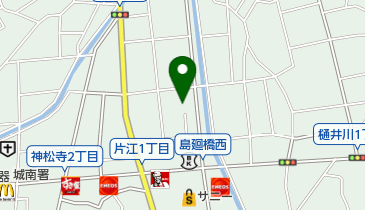 YSP福大東の地図画像