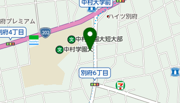 別府屋フルーツの地図画像