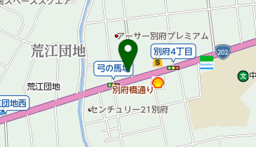 ジョイナス美容室別府店の地図画像