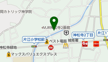 福岡シオンキリスト教会の地図画像