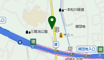 珈道庵 堤店の地図画像