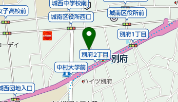 西島整骨院別府院の地図画像