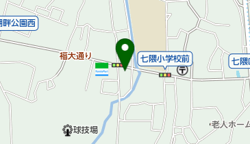 七隈どうぶつ病院の地図画像