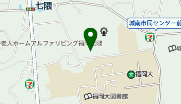 七隈バッティングセンターの地図画像