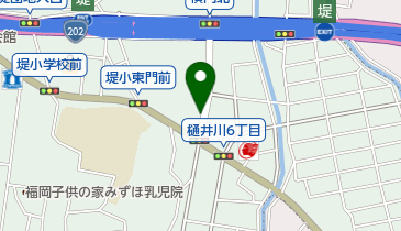 みね美容室の地図画像