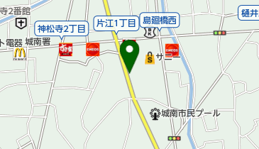 まなべ薬局の地図画像