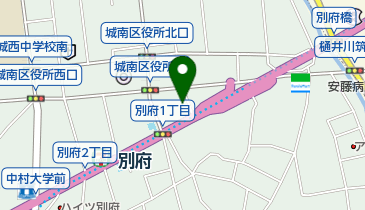 有限会社ピー・エフ調剤薬局 別府店の地図画像