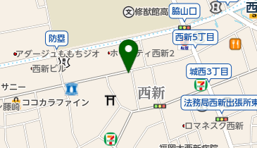 ゾウタインターナショナル西新店の地図画像