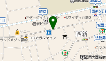 在宅ケアふくおかの地図画像