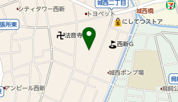 グループホームウィズライフ西新の地図画像