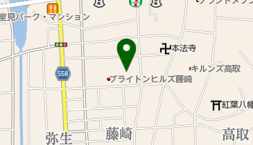 白水電気商会の地図画像