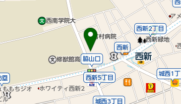 シェーンイングリッシュスクール西新校の地図画像