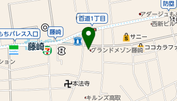 ジョイナス美容室 藤崎本店の地図画像